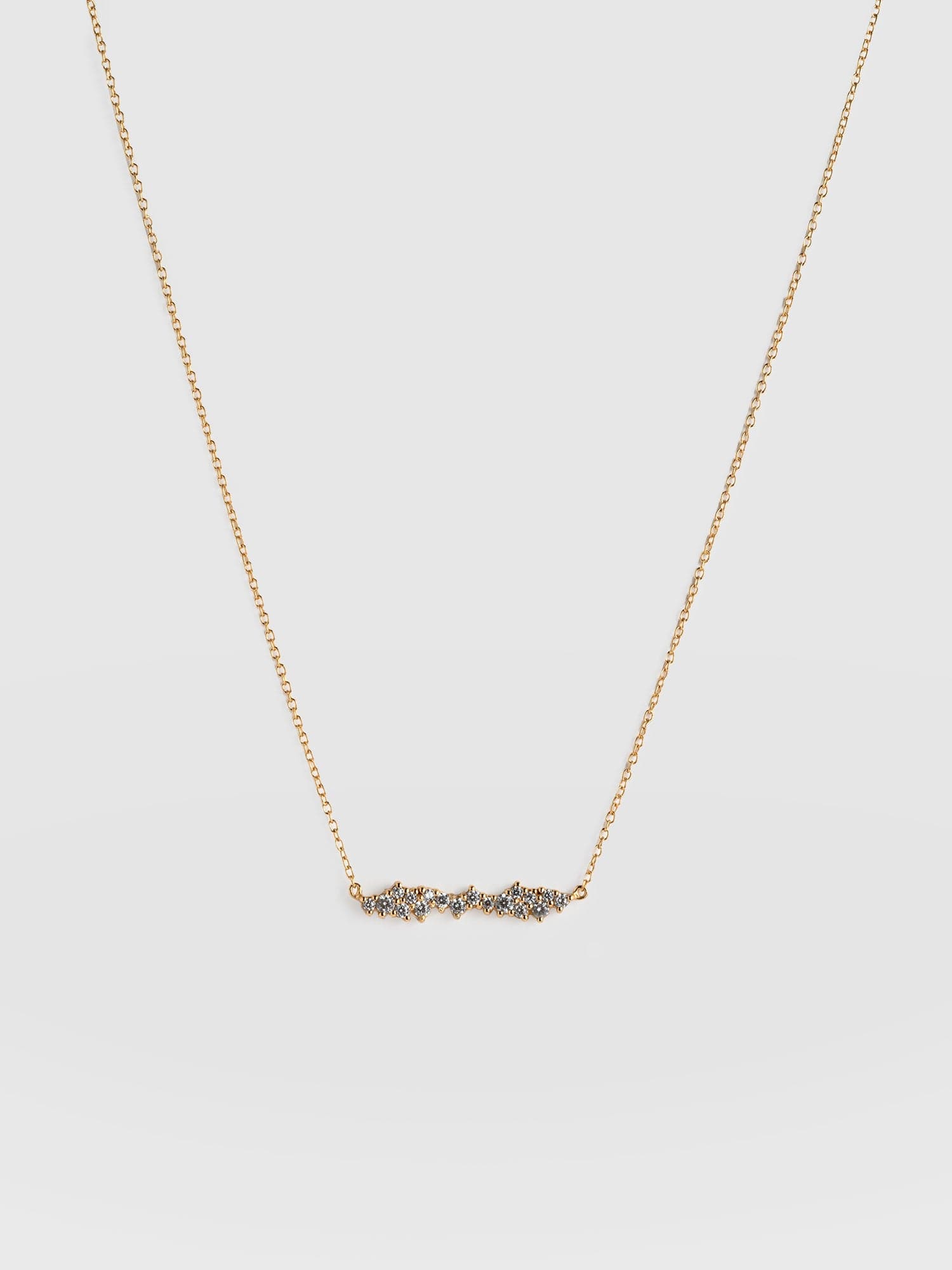 Constellation Cluster Bar Necklace Gold - Women's Jewellery | Saint + Sofia® USA